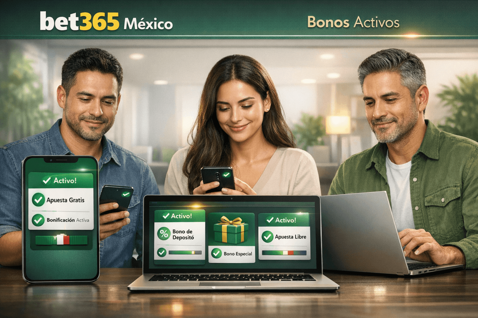 Bonos Activos Bet365 México